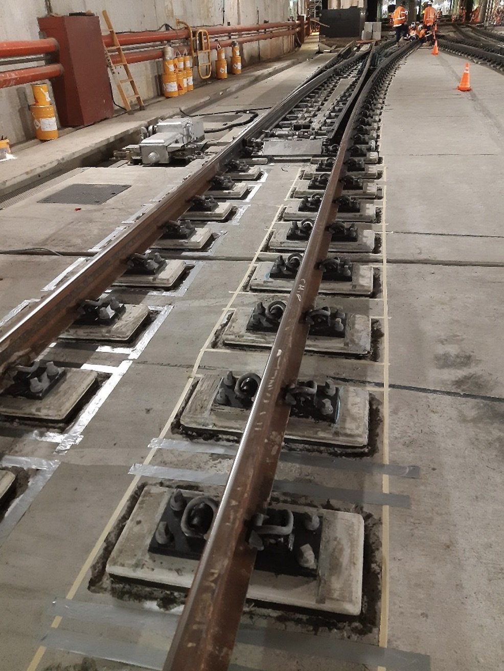 BRITOMART TUNNEL TRACK GROUTING